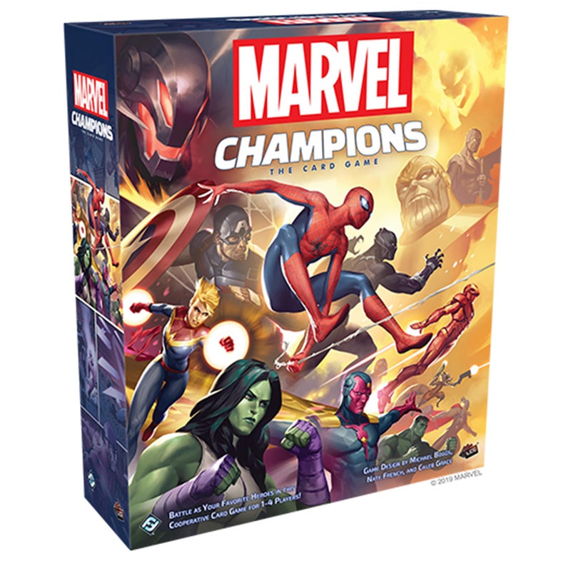 Fantasy Flight Games Marvel Champions The Card Game (Base Game) - Superhero Strategy Game, Cooperative Game for Kids and Adults, Ages 14+, 1-4 Players, 45-90 Minute Playtime, Made by Fantasy Flight Games - Image 1