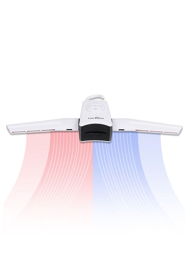 NIBEMINENT Electric Portable Clothes Airer Dryer White 44centimeter - Image 3