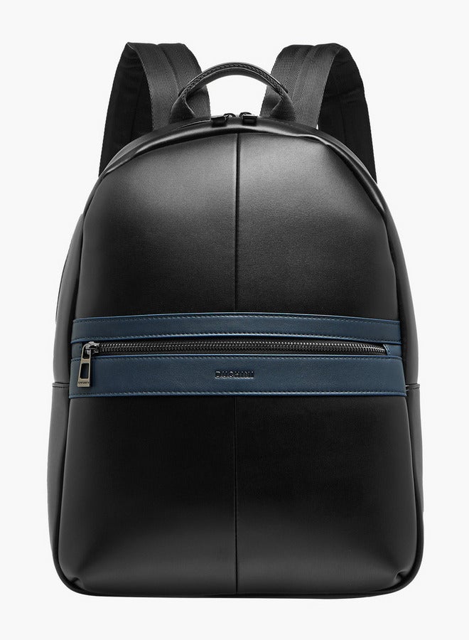 DUCHINI Solid Backpack with Adjustable Straps and Zip Closure - 31x17x43 cm - Image 1