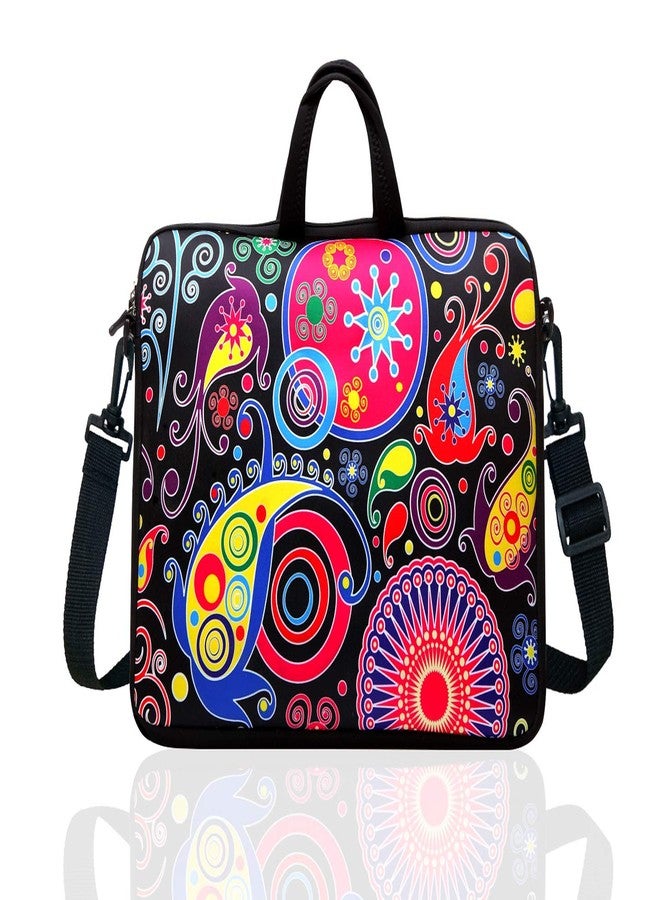 TAIDY 14-Inch Laptop Shoulder Bag Sleeve Case With Handle For 13" 13.3" 14" 14.1" Netbook/Macbook Air Pro (Classic Colourful) - Image 2