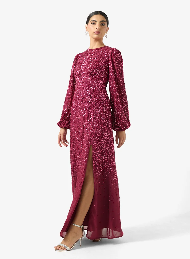 Maya Embellished Maxi Dress