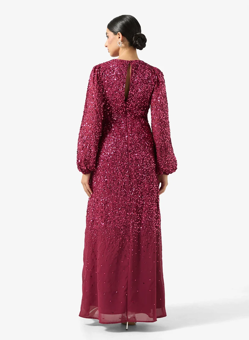 Maya Embellished Maxi Dress