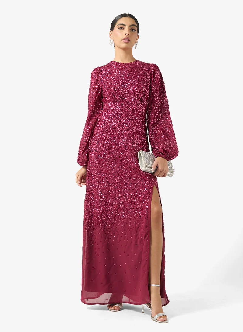 Maya Embellished Maxi Dress
