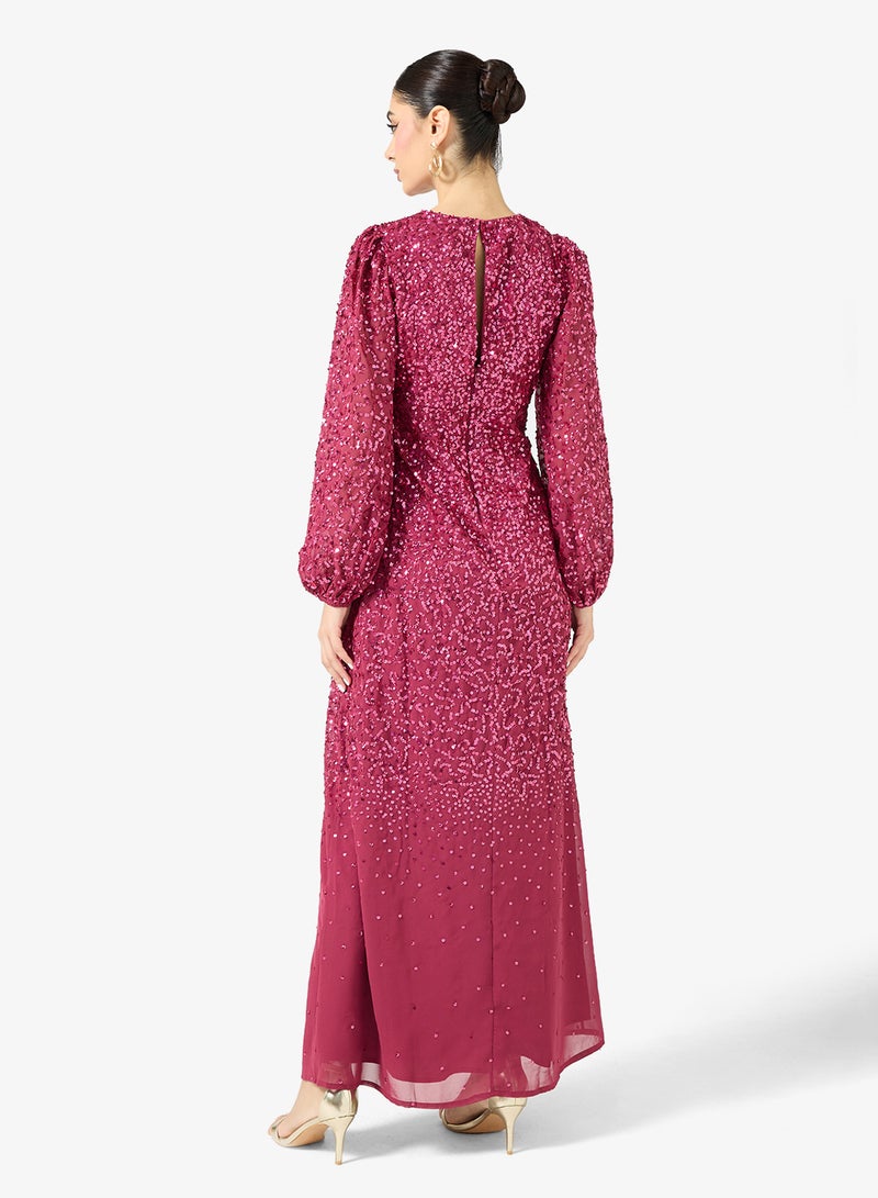Maya Embellished Maxi Dress - Image 2