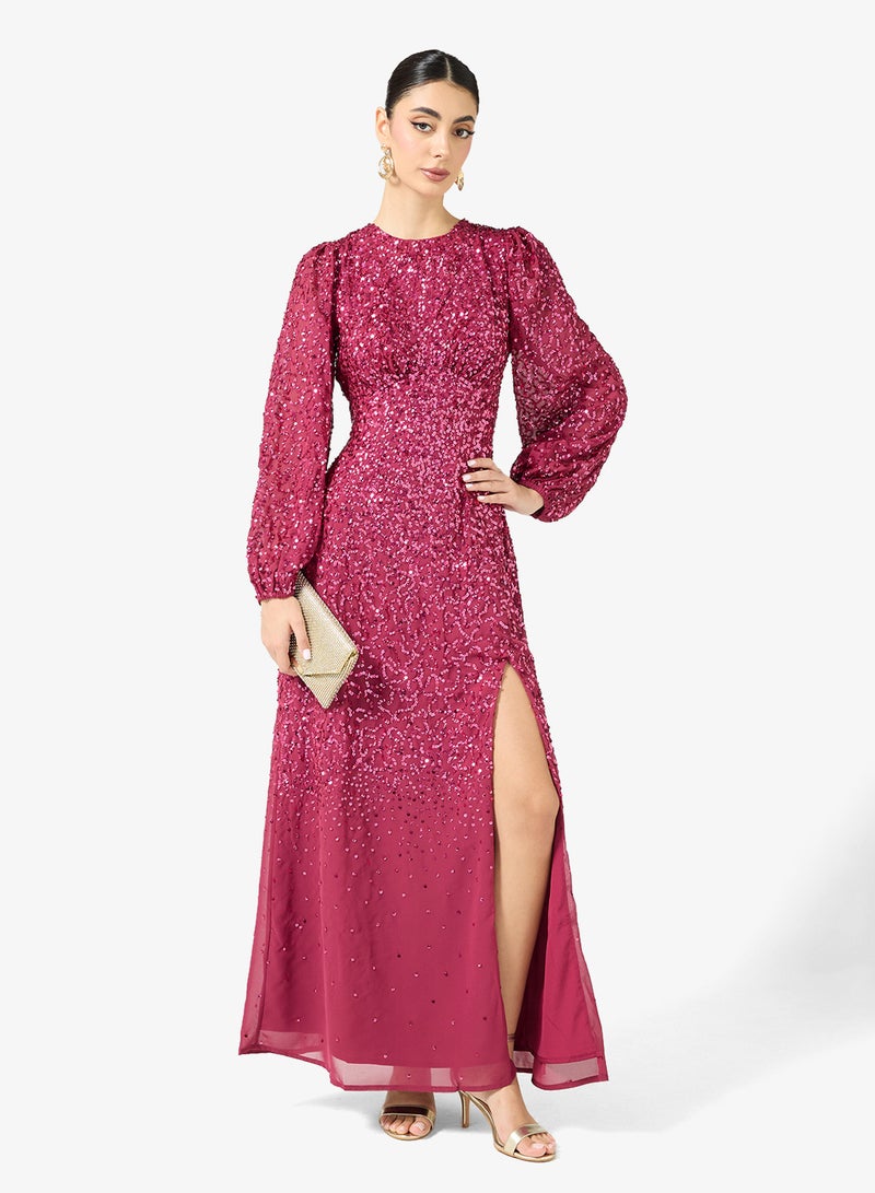 Maya Embellished Maxi Dress - Image 1
