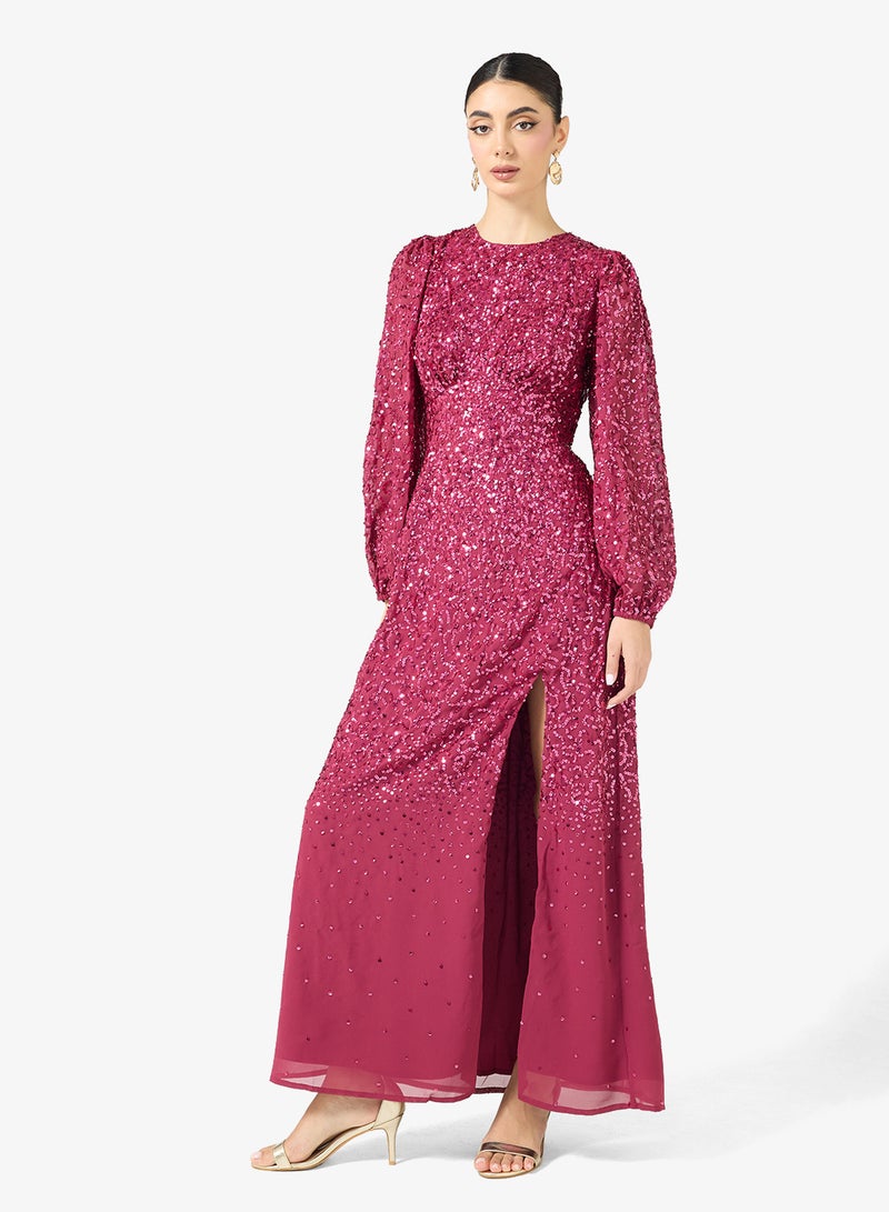 Maya Embellished Maxi Dress - Image 4