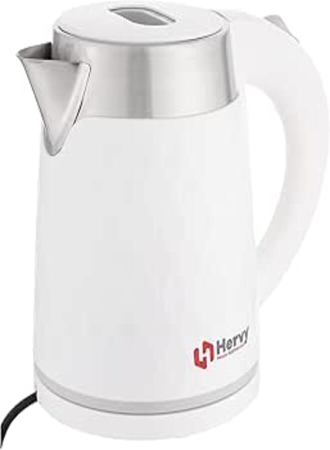 Plastic *stainless kettle crystal- white color