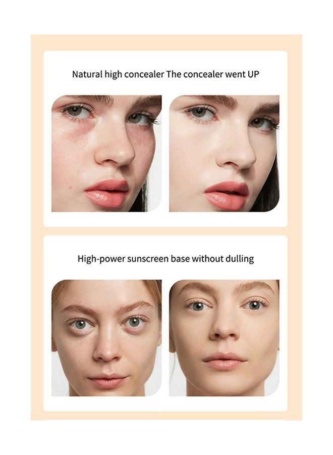 اوكيل كريم CC ، كريم أساس كامل التغطية مع واقي من الشمس المبيض SPF 50 ، كريم أساس CC مضاد للاحمرار ، كريم الوجه المصحح والمشرق ، كريم CC لتعديل لون البشرة ، (# 02 طبيعي) - Image 4