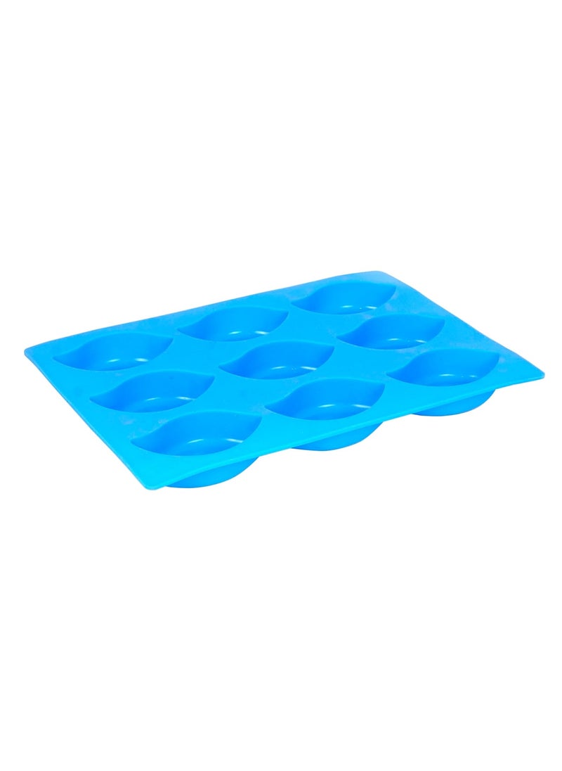 Karp KARP Flower Candy Mold Rectangle Oval Soap Bar Molds Bread Baking Pan Silicone Mould for Chocolate Covered Cookie Mousse Mould (9 Cavity Leaf)  - Image 4