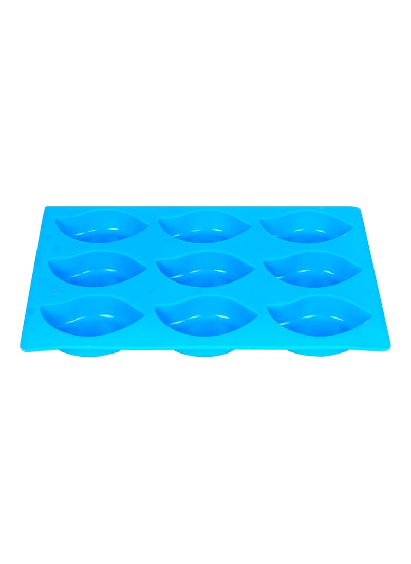 Karp KARP Flower Candy Mold Rectangle Oval Soap Bar Molds Bread Baking Pan Silicone Mould for Chocolate Covered Cookie Mousse Mould (9 Cavity Leaf)  - Image 5