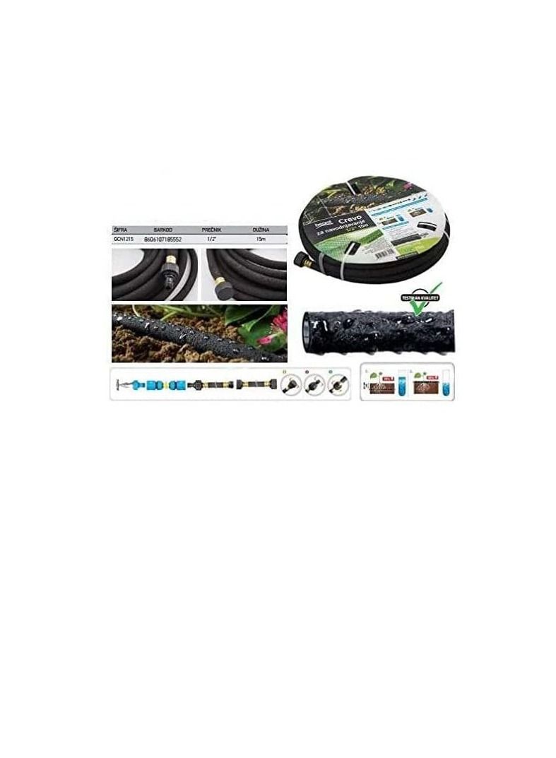 Beorol-Drip Irrigation Hose 1/2 x 15 Meter With Connecting Adapter - Image 3