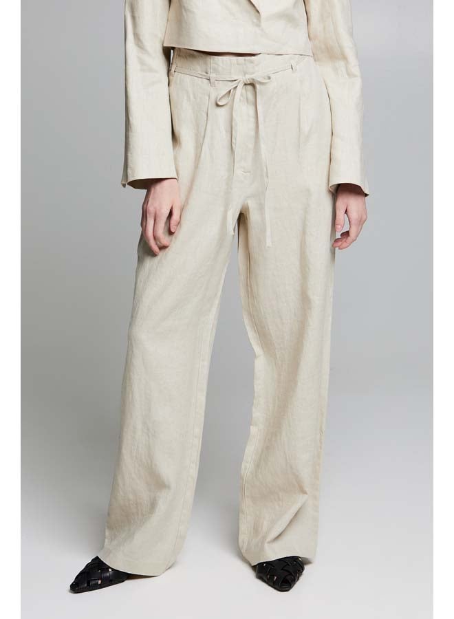 BSB Linen wide leg trousers - Image 5