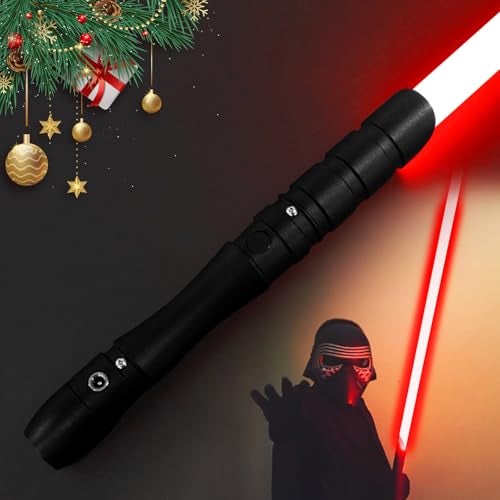 YDDSABER Lightsaber Metal Duel Light Sabers4 Sound FontsUSB Rechargeable Light Swords with Loud Sound Swing BlasterAdults Kids Cosplay Props Birthday Xmas Gift 382inchRed - Image 5