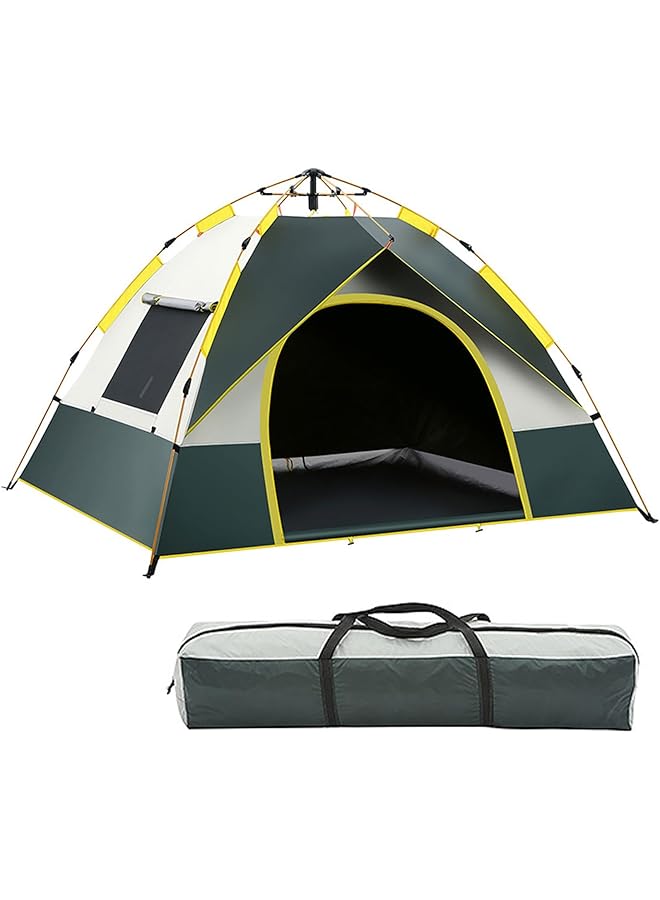 PROMASS Camping Tent, (2-4 Person) Lightweight Waterproof Camping Hiking Tent, Automatic Camp Tent Ou R, Easy Setup, Pop Up Tent Desert Camping For Family & Friends, With Removable Rainfly And Carry Bag - Image 1