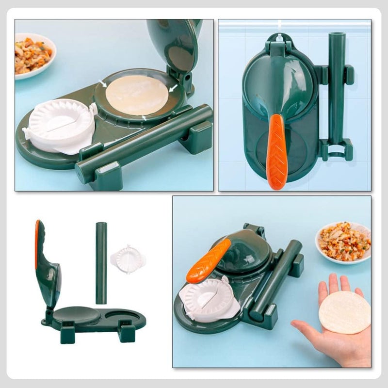comfrt Dumpling Wrapper Maker Manual Tortilla Maker Press Ravioli Wrapper Dough Presser Dumpling Pressing Tool for Kitchen Gadget - Image 4