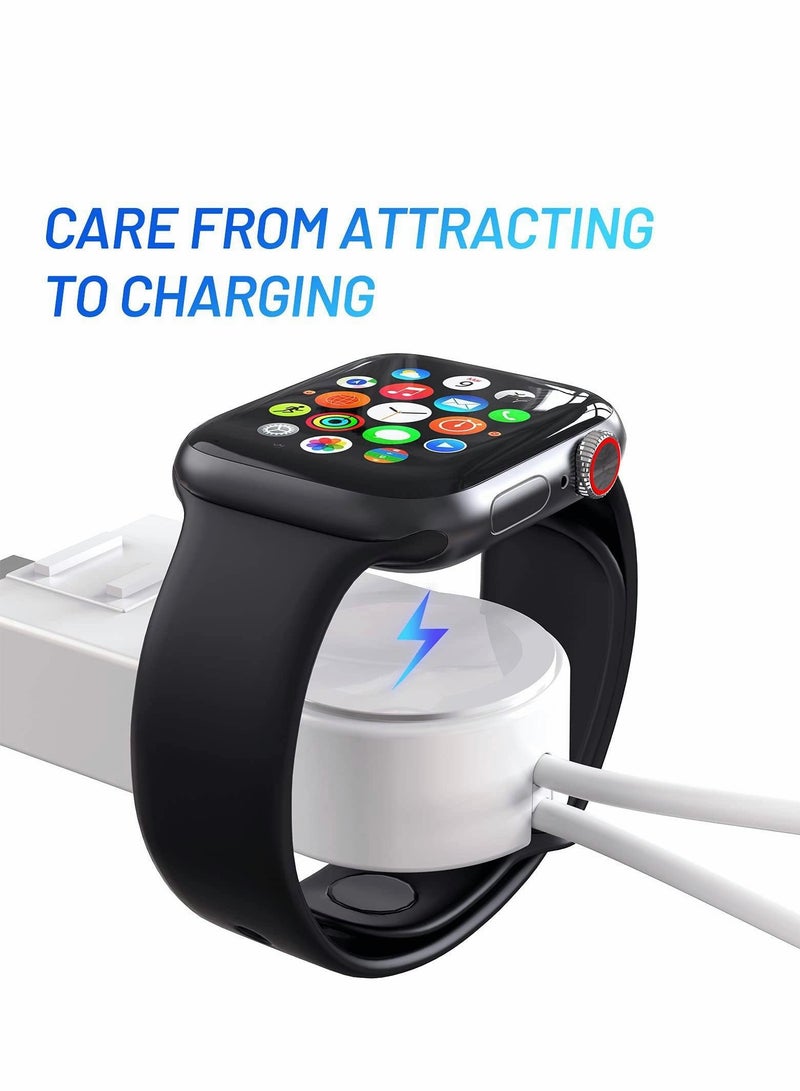 Excefore Portable Watch Charger for Apple Wireless Usb Charging Cable Cord Compatible with Iwatch Series 6/se/5/4/3/2/1, Iphone 12/11/pro/x, and Ipad - Image 2