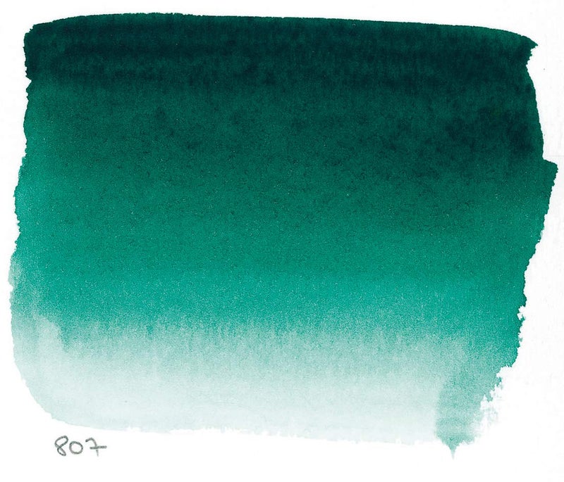 Sennelier L'Aquarelle French Artists Watercolour 10 ml Greens (Phthalo Green Deep) | Ideal for watercolor paper, primed canvas with brushes, pencils, gouache, masking fluid & waterproof inks - Image 3