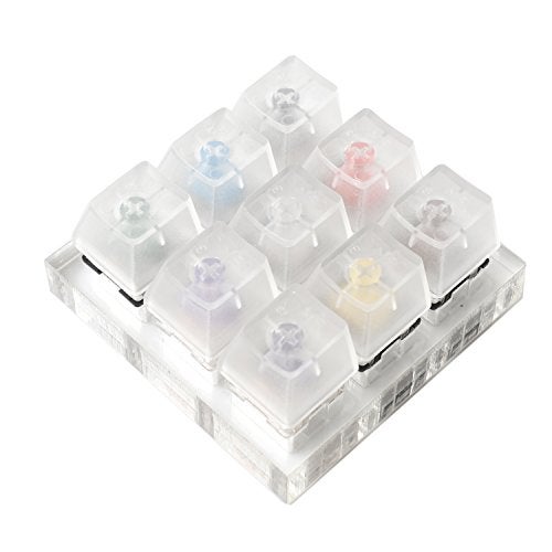 YMDK 9 Key Gateron Green Clear White Gray Clear Zealio Purple Switches Shaft Testing Tool Switch Tester - Image 2