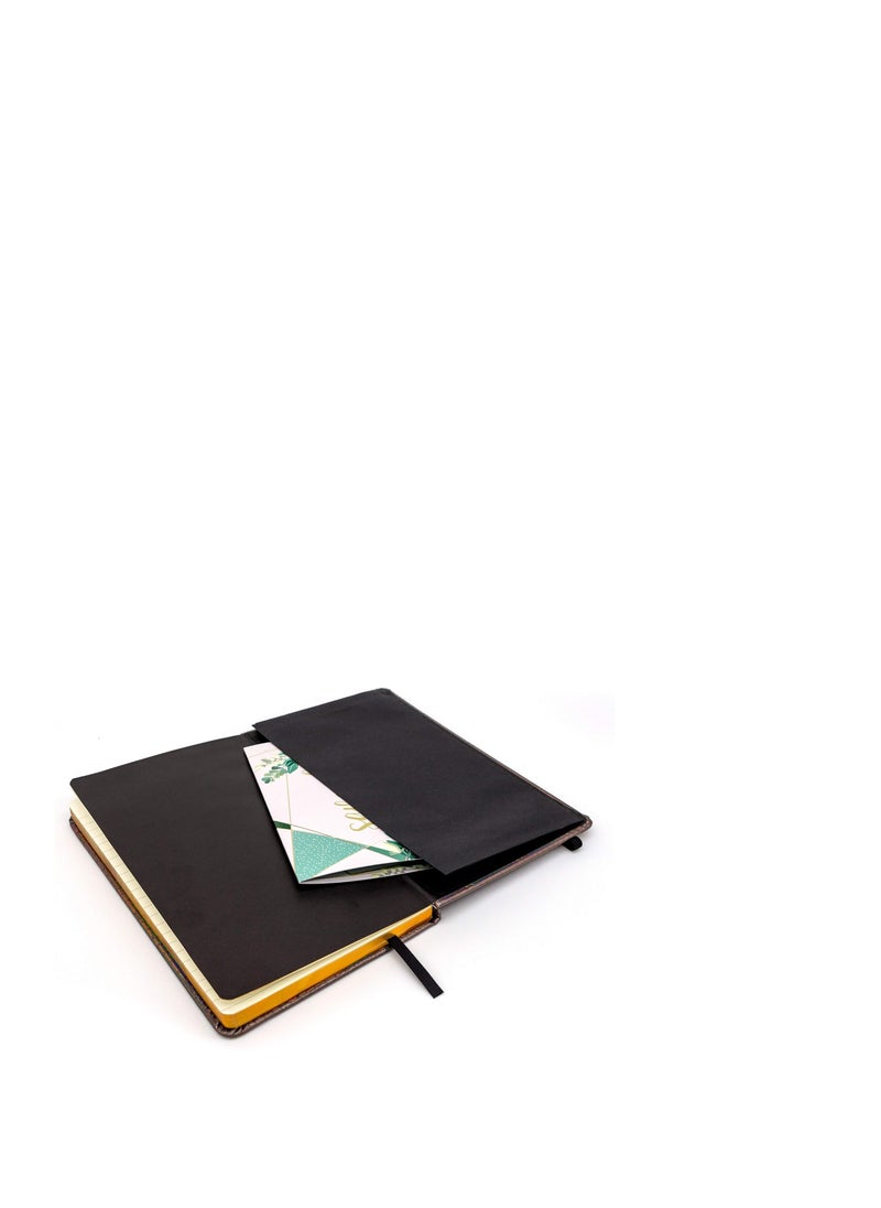Pukka Pad - Pukka Pad, Wild Notepad with Pocket - 8.5” x 5.3” - 96 Sheets of 80GSM Ivory Lined Paper - Crocodile - Image 1