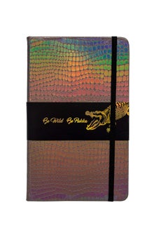Pukka Pad Pukka Pad, Wild Notepad with Pocket - 8.5” x 5.3” - 96 Sheets of 80GSM Ivory Lined Paper - Crocodile  - Image 2