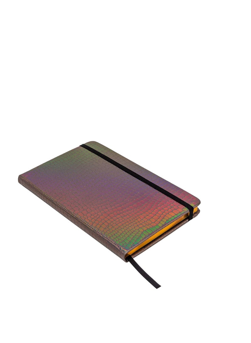 Pukka Pad - Pukka Pad, Wild Notepad with Pocket - 8.5” x 5.3” - 96 Sheets of 80GSM Ivory Lined Paper - Crocodile - Image 1