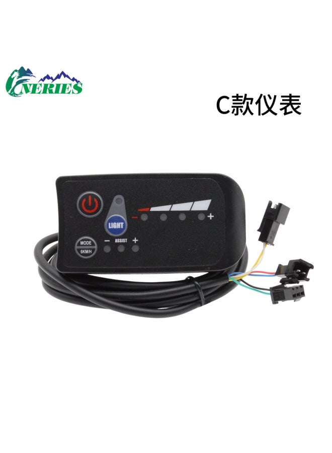 24v36v48v Electric Bicycle Led Power Display Instrument Electric Bicycle Speed Control Instrument 810 Instrument