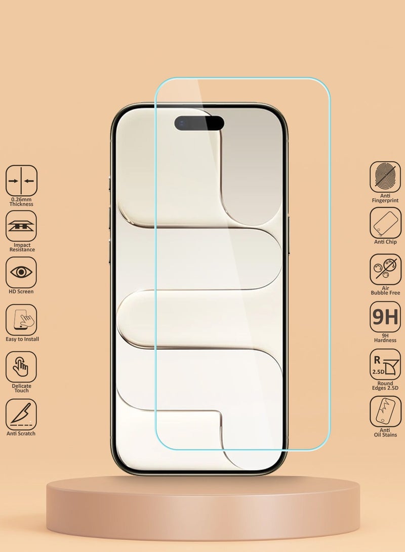 Techie iPhone 17 Air Screen Protector HD Tempered Glass – 9H Hardness, Anti-Glare, Anti-Bubble, Ultra-Thin 0.33mm with Rounded Edges & Easy Installation - Image 2