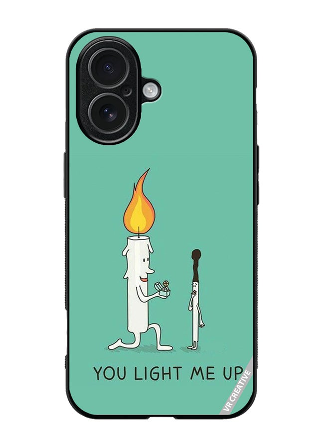 VR CREATIVE Protective Case Cover For Apple iPhone 17 You Light Me Up Design Multicolour