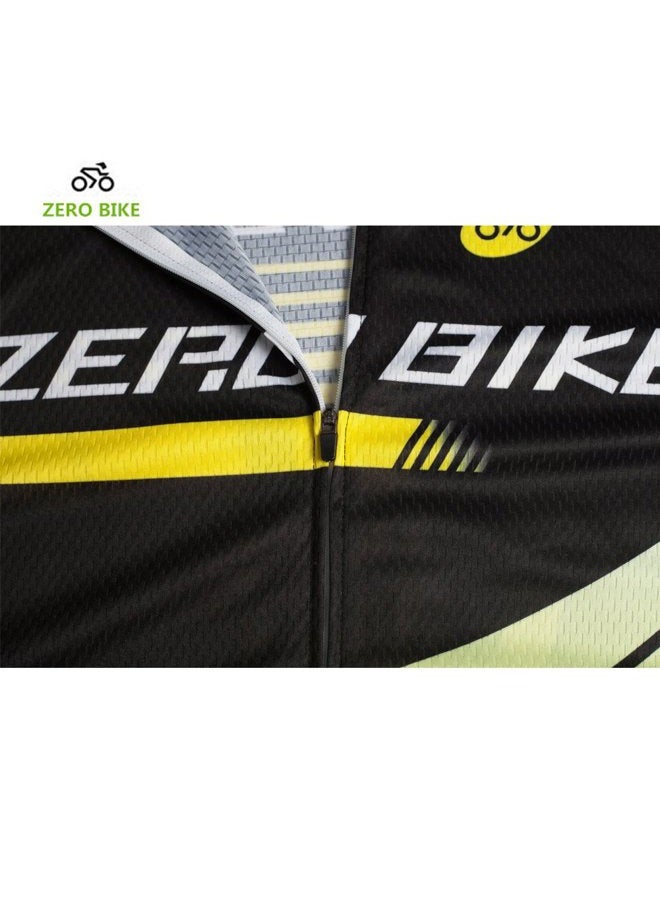 ZEROBIKE ® Men Breathable Quick Dry Comfortable Short Sleeve Jersey + Padded Shorts Cycling Clothing Set Cycling Wear Clothes - Image 3