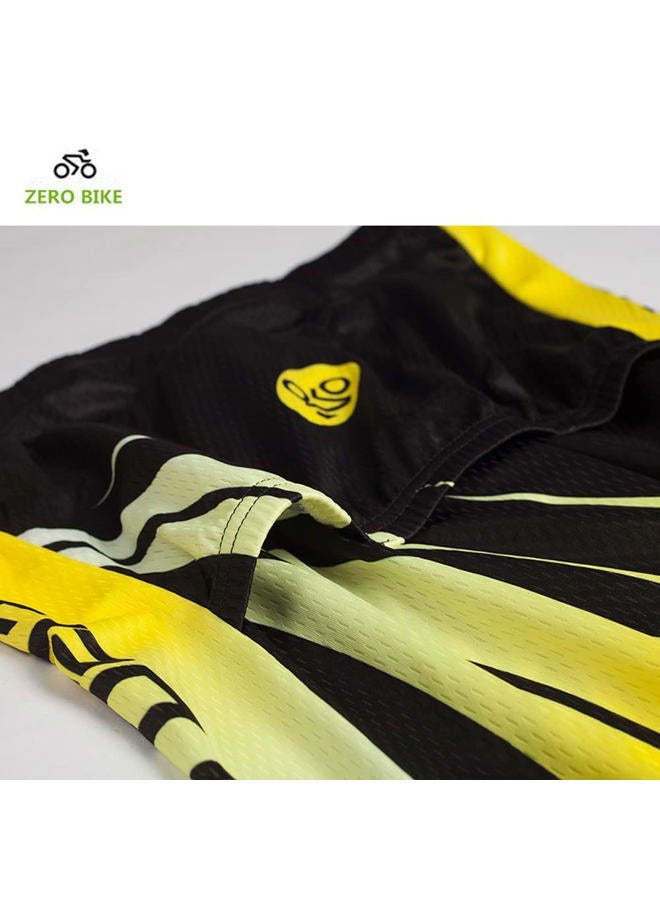 ZEROBIKE ® Men Breathable Quick Dry Comfortable Short Sleeve Jersey + Padded Shorts Cycling Clothing Set Cycling Wear Clothes - Image 5