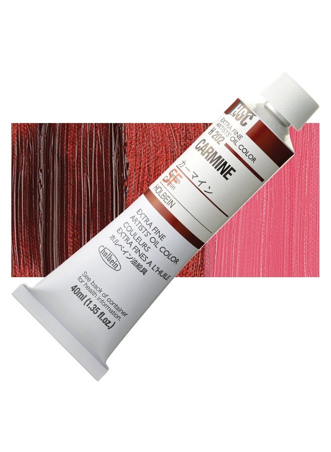 Holbein Artists' Oil Colors , 40ml -  Carmine - Image 2