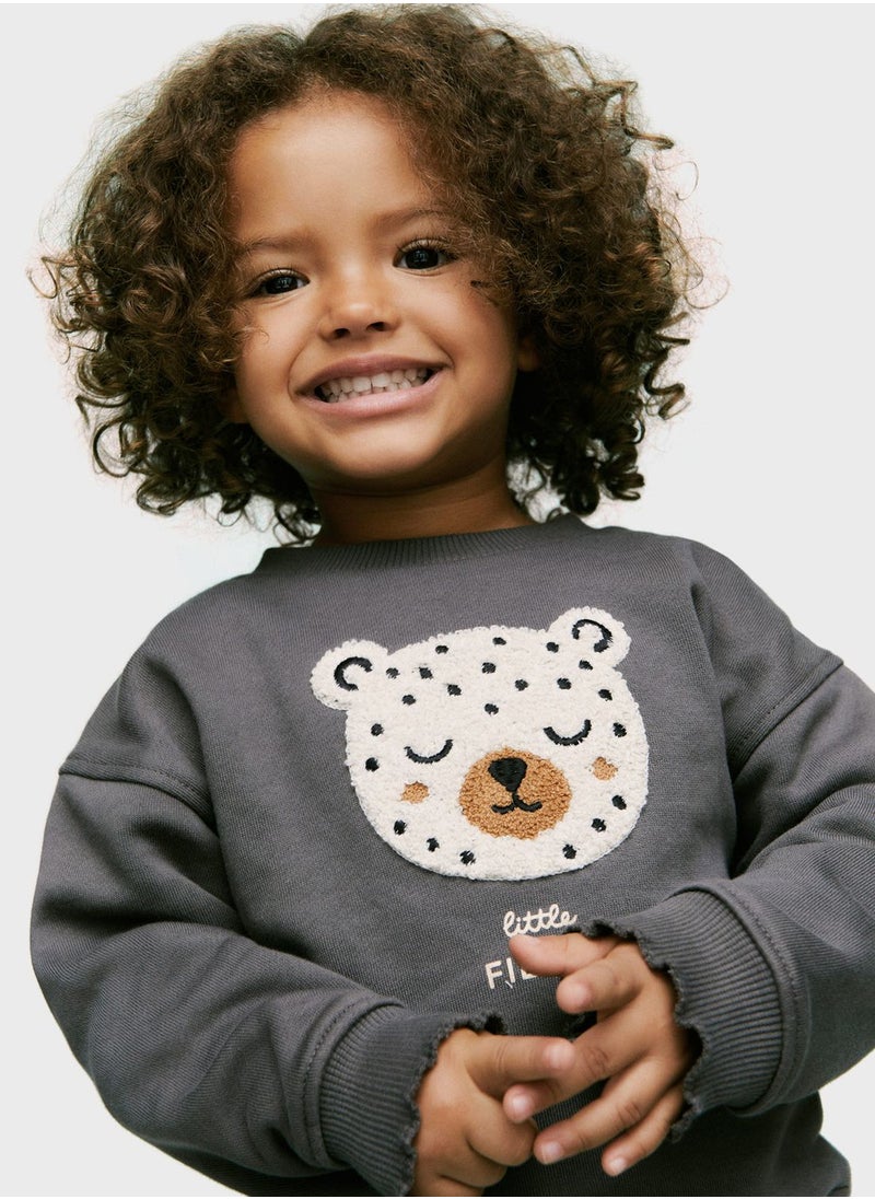 MANGO - Kids Printed Sweatshirt - Image 1