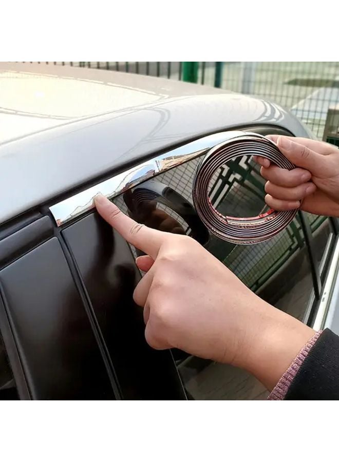 3M Chrome PVC Strip Style A High Brightness Wear Resistant Car Window Decal - Image 1