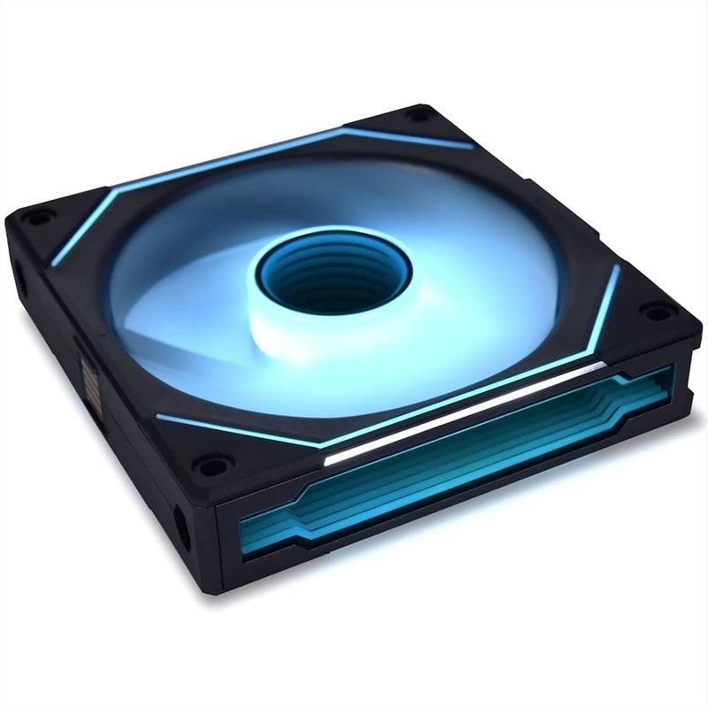 ليان لي مروحة LIAN LI UNI Fan SL-Infinity 120 RGB حزمة ثلاثية أسود مع وحدة تحكم - UF-SLIN120-3B - Image 3