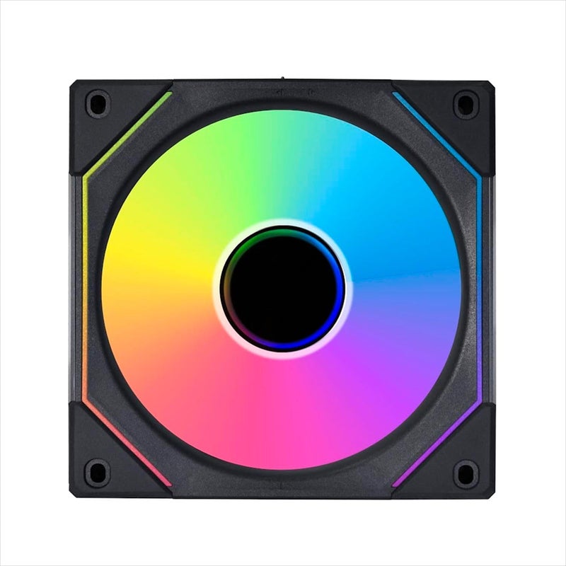 ليان لي مروحة LIAN LI UNI Fan SL-Infinity 120 RGB حزمة ثلاثية أسود مع وحدة تحكم - UF-SLIN120-3B - Image 5