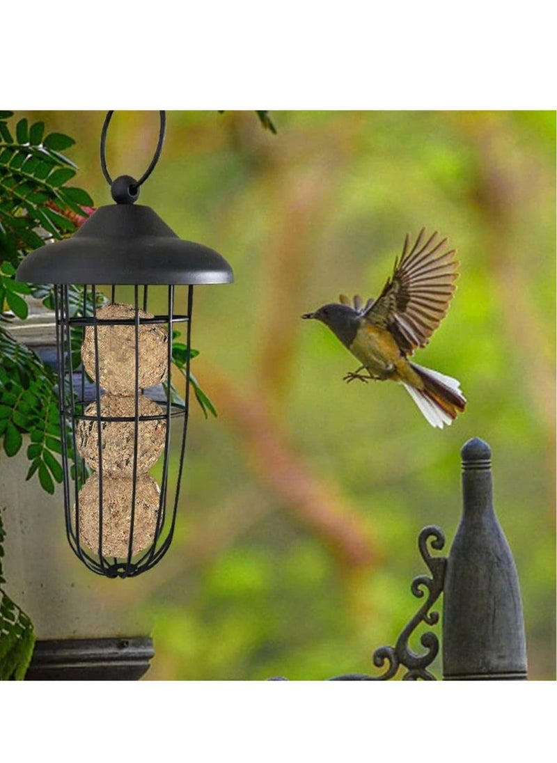 Hanging Bird Feeder Durable and Squirrel Proof Invite More Wild Birds to Your Garden All Weather Metal Feeder For Various Wild Birds