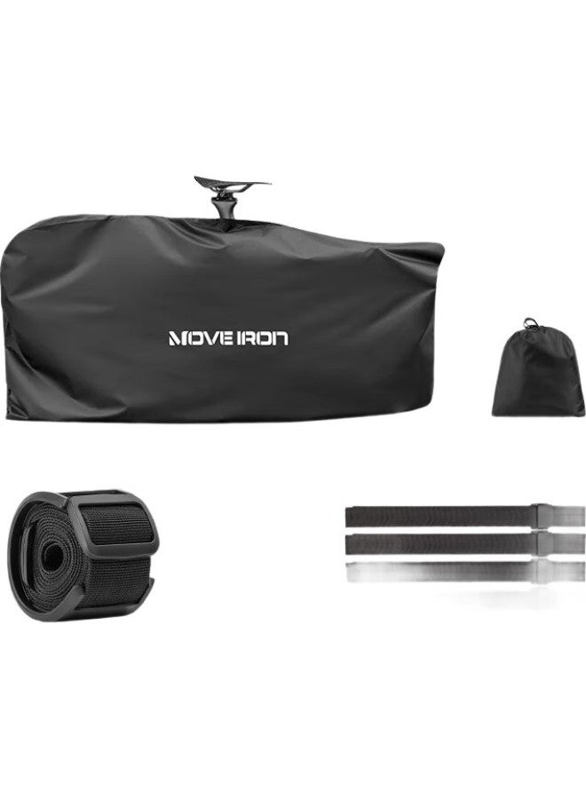 Move Iron Bicycle Frame Bag, Suitable For Road And Mountain Bikes, High-Speed Rail Wheel Assembly, Storage Bag, Compatible With 27.5-Inch And 700C - Image 1
