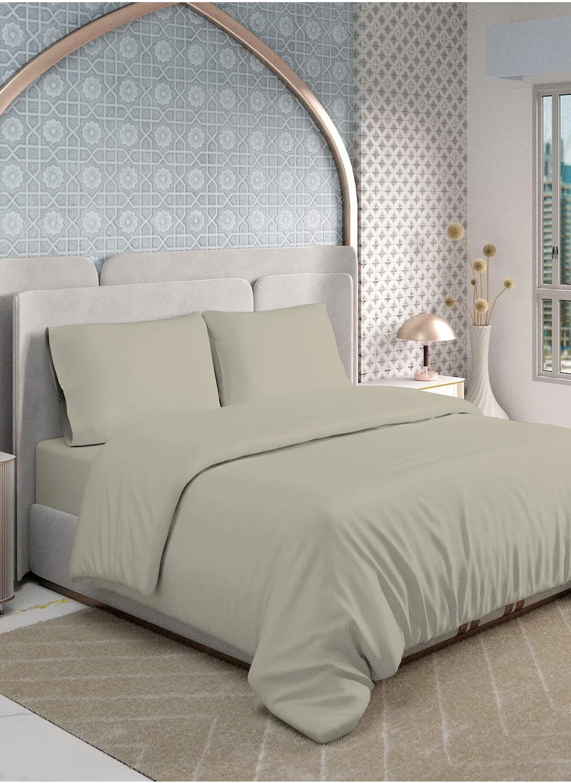 حس اللون Color Sense 225 TC CVC Duvet Cover Set Tan