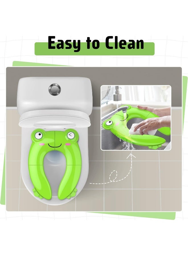 Maliton Maliton Portable Potty Seat for Toddler Travel - Foldable Non-Slip Potty Training Toilet Seat Cover for Boys/Girls, Baby/Kids with Drawstring Bag - Image 5