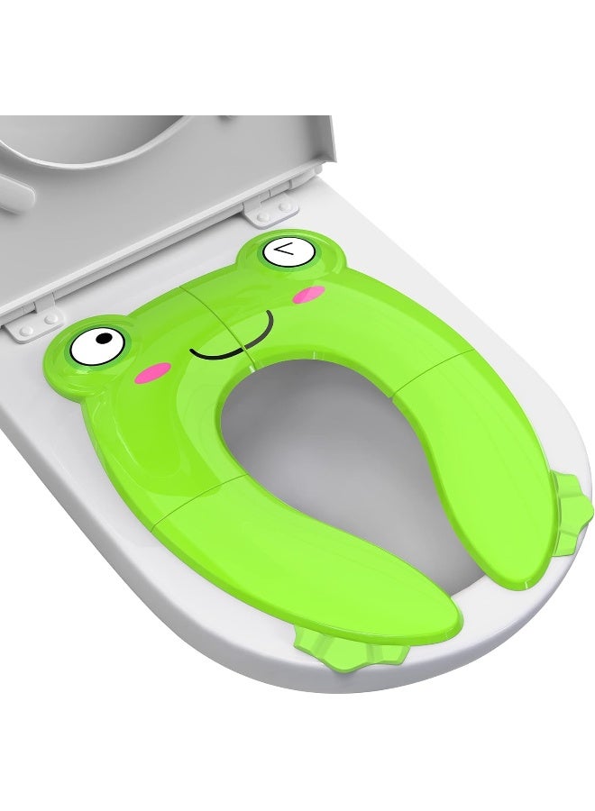Maliton Maliton Portable Potty Seat for Toddler Travel - Foldable Non-Slip Potty Training Toilet Seat Cover for Boys/Girls, Baby/Kids with Drawstring Bag - Image 1