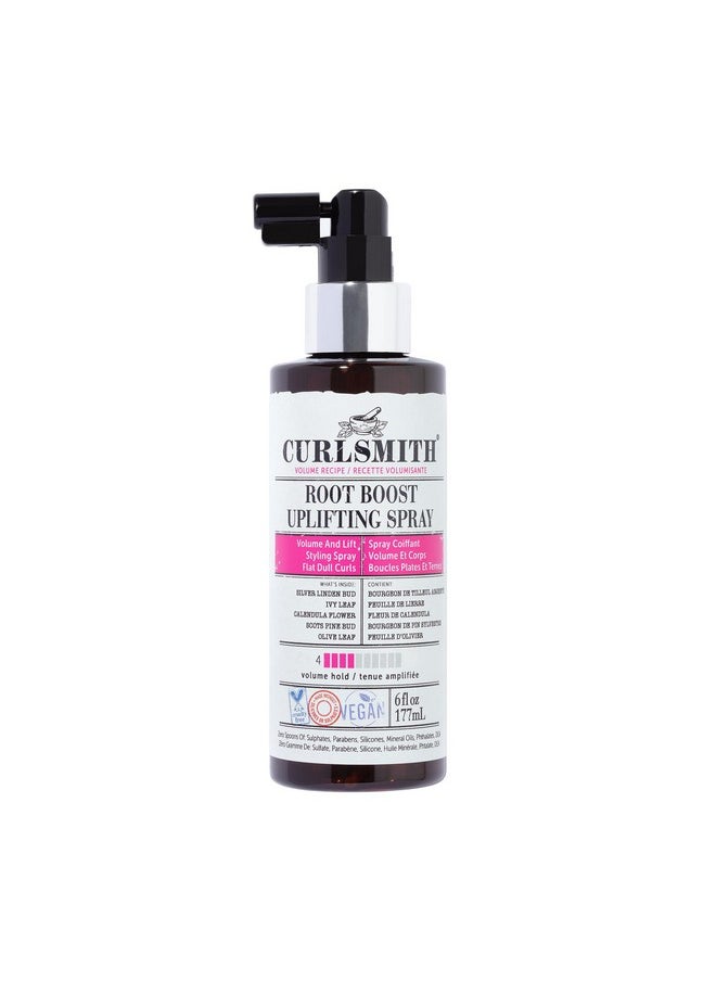 CURLSMITH - Root Boost Uplifting Spray, Volumizing Styling Spray, Medium Hold, For Wavy, Curly Or Coily Hair, Vegan (177Ml/6Fl Oz)  - Image 1