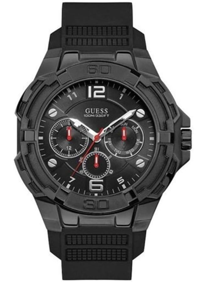 GUESS Men's Rubber Analog Watch W1254G2 - Image 1