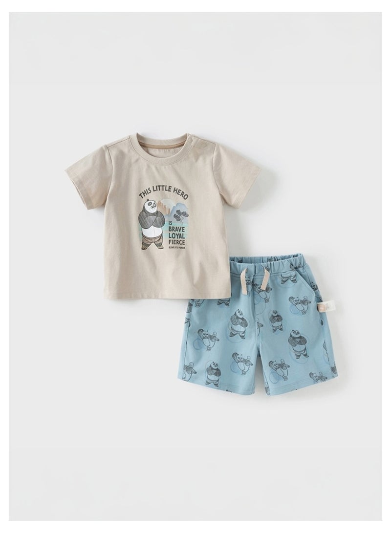 Dave & Bella Kung Fu Panda Short Set - Image 1