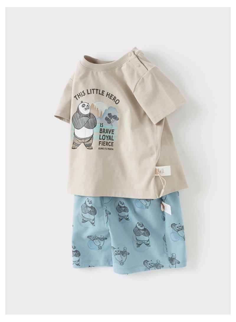 Dave & Bella Kung Fu Panda Short Set - Image 2