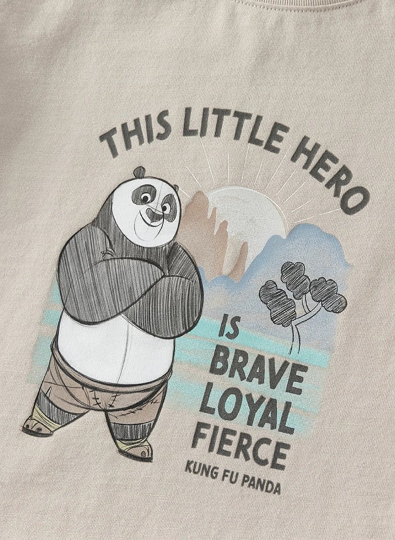 Dave & Bella Kung Fu Panda Short Set - Image 4