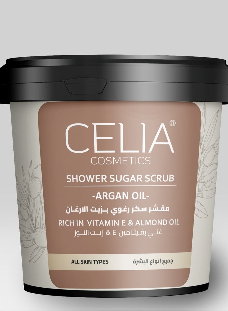 Celia SHOWER SUGAR SCRUB ARGAN OIL - Image 1