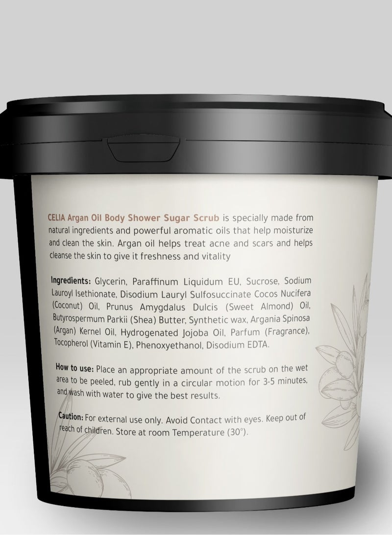 Celia SHOWER SUGAR SCRUB ARGAN OIL - Image 3