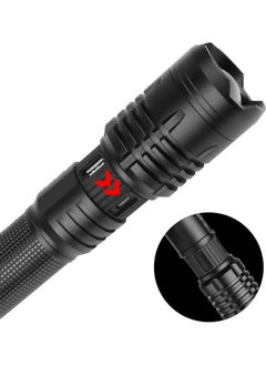 Y&D مصباح يدوي تكبير مع مخرج شحن USB أسود 18x4.5x3.5 سم  - Image 5
