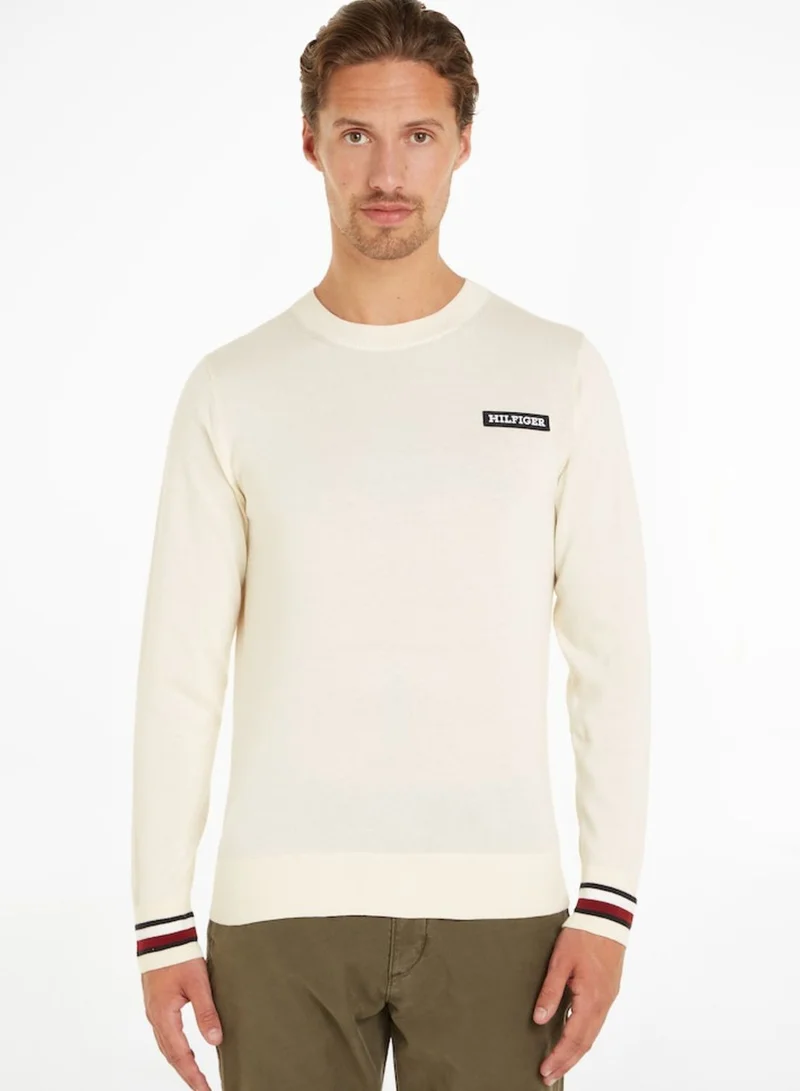 TOMMY HILFIGER Logo Crew Neck Sweater