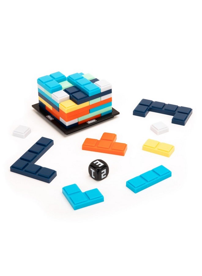 Educational Insights Upzzle - Strategic Stacking Puzzle Game for 2 Players, Brain Teaser Puzzles for Kids and Adults, Perfect for Family Game Night, Gift for Ages 7+ - Image 4